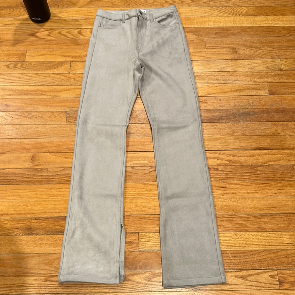Zara Faux Suede Boot Cut Pant